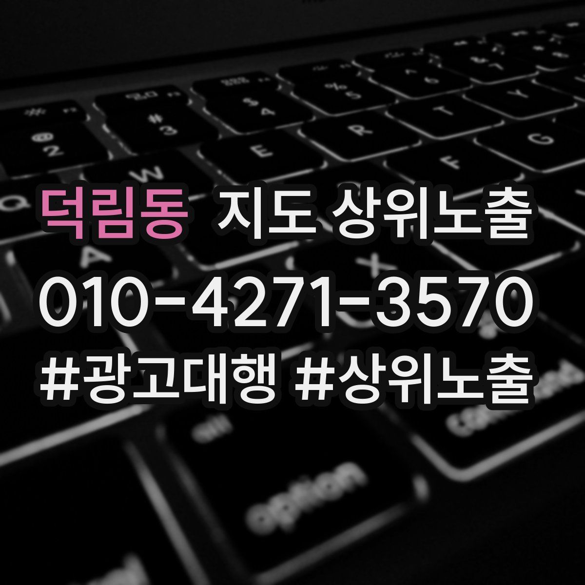 덕림동 지도 상위 노출