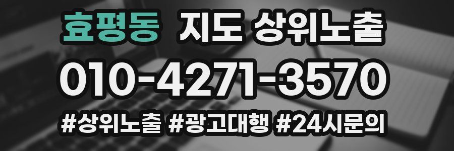 효평동 지도 상위 노출
