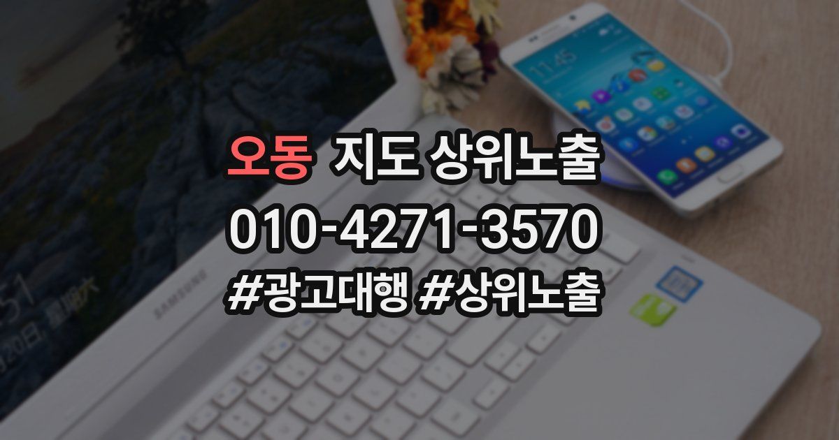 오동 지도 상위 노출