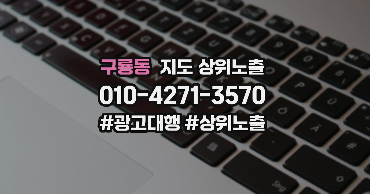 구룡동 지도 상위 노출