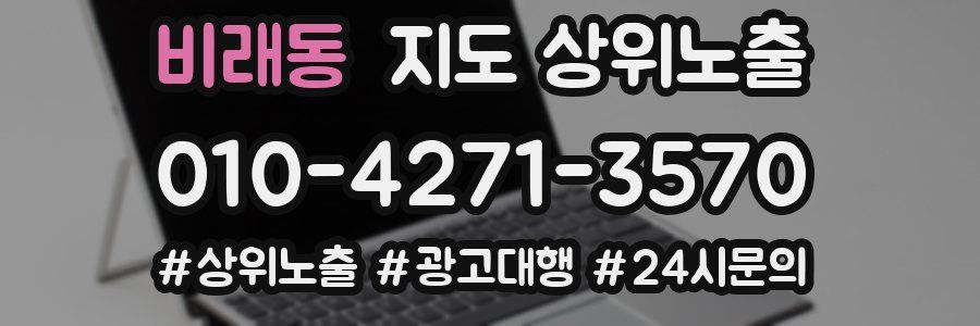 비래동 지도 상위 노출