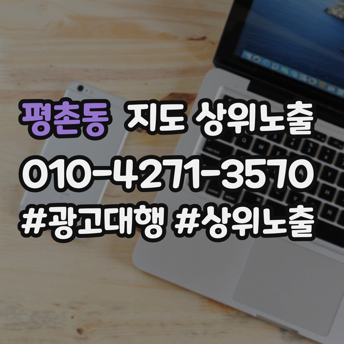 평촌동 지도 상위 노출