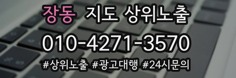 장동 지도 상위 노출