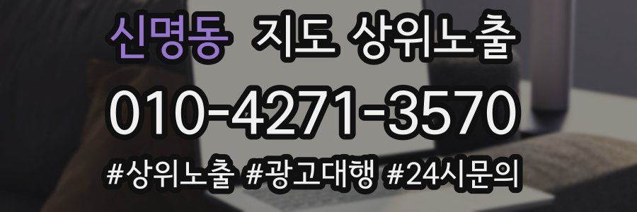 신명동 지도 상위 노출