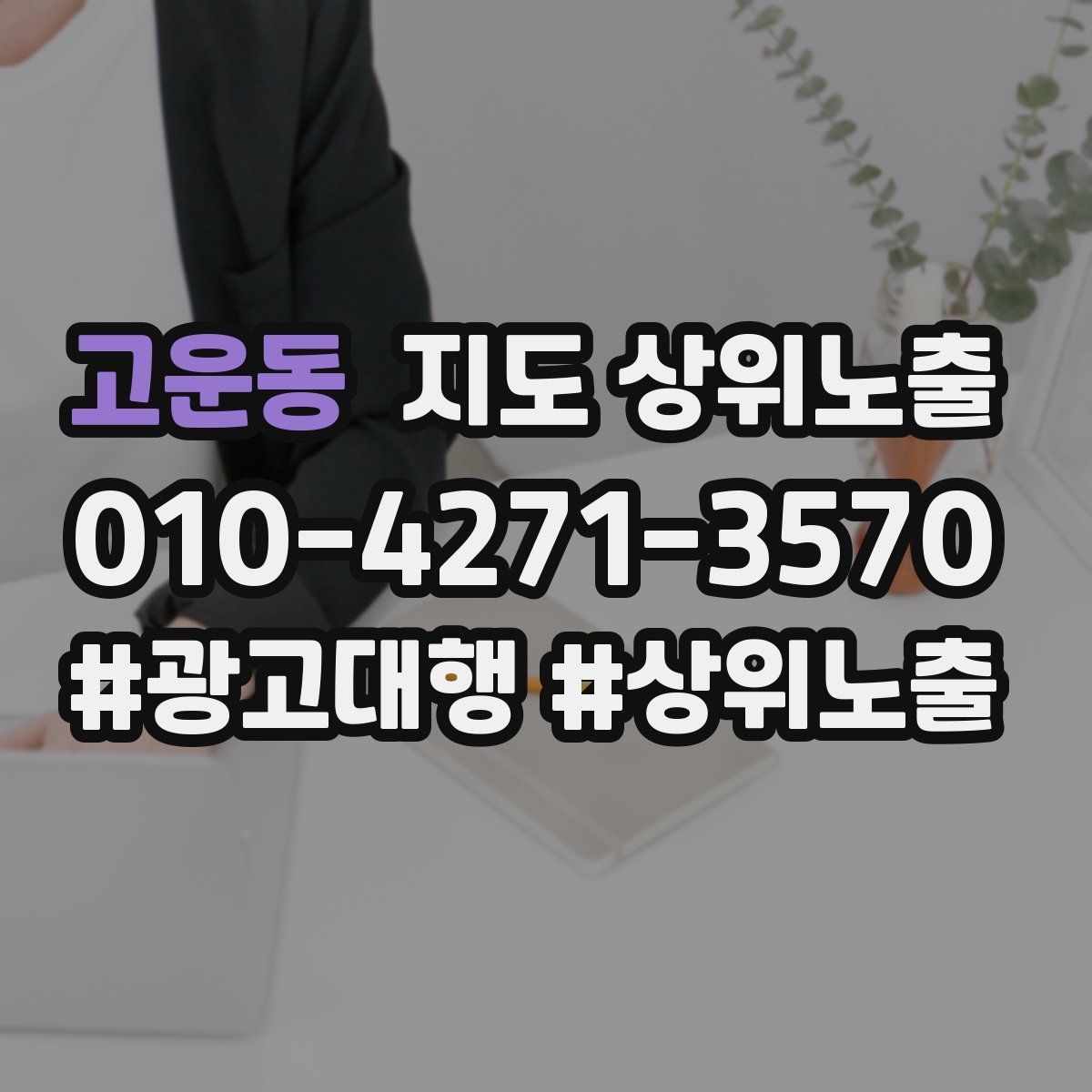 고운동 지도 상위 노출