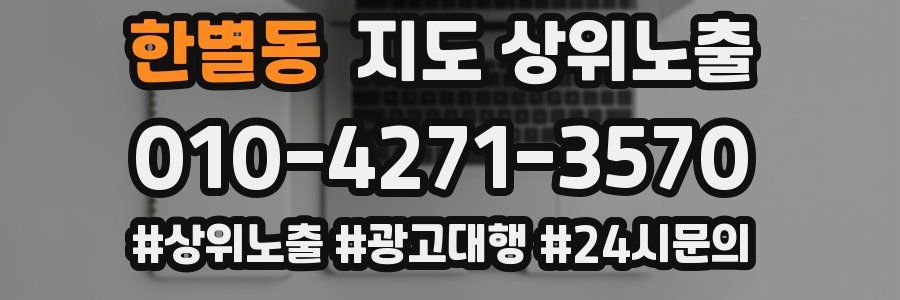 한별동 지도 상위 노출