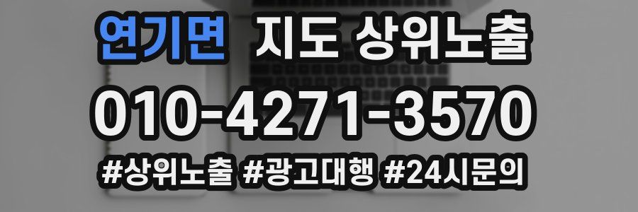 연기면 지도 상위 노출