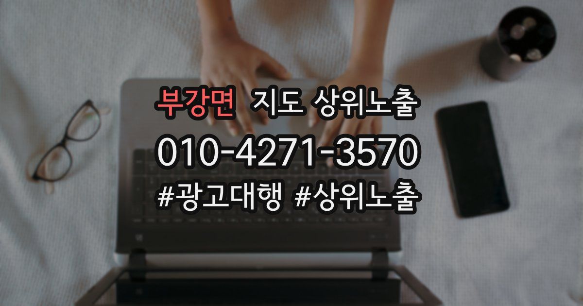 부강면 지도 상위 노출