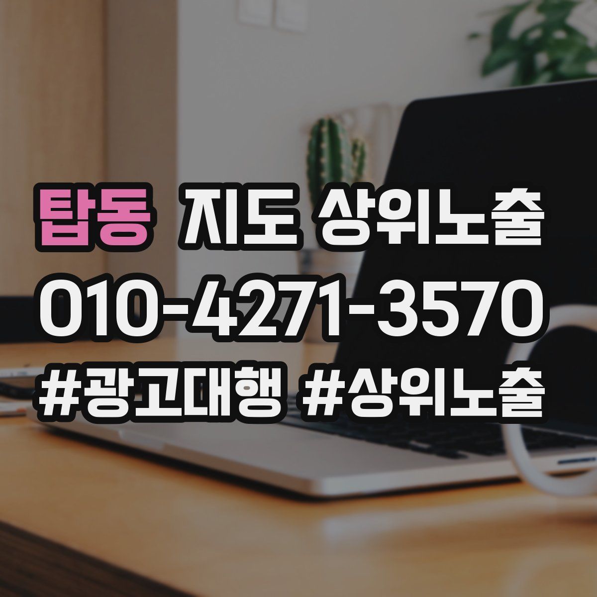 탑동 지도 상위 노출