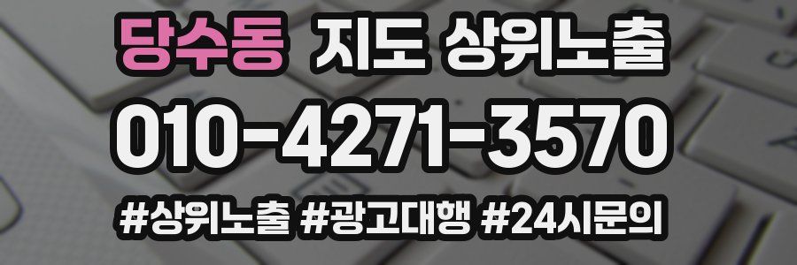당수동 지도 상위 노출