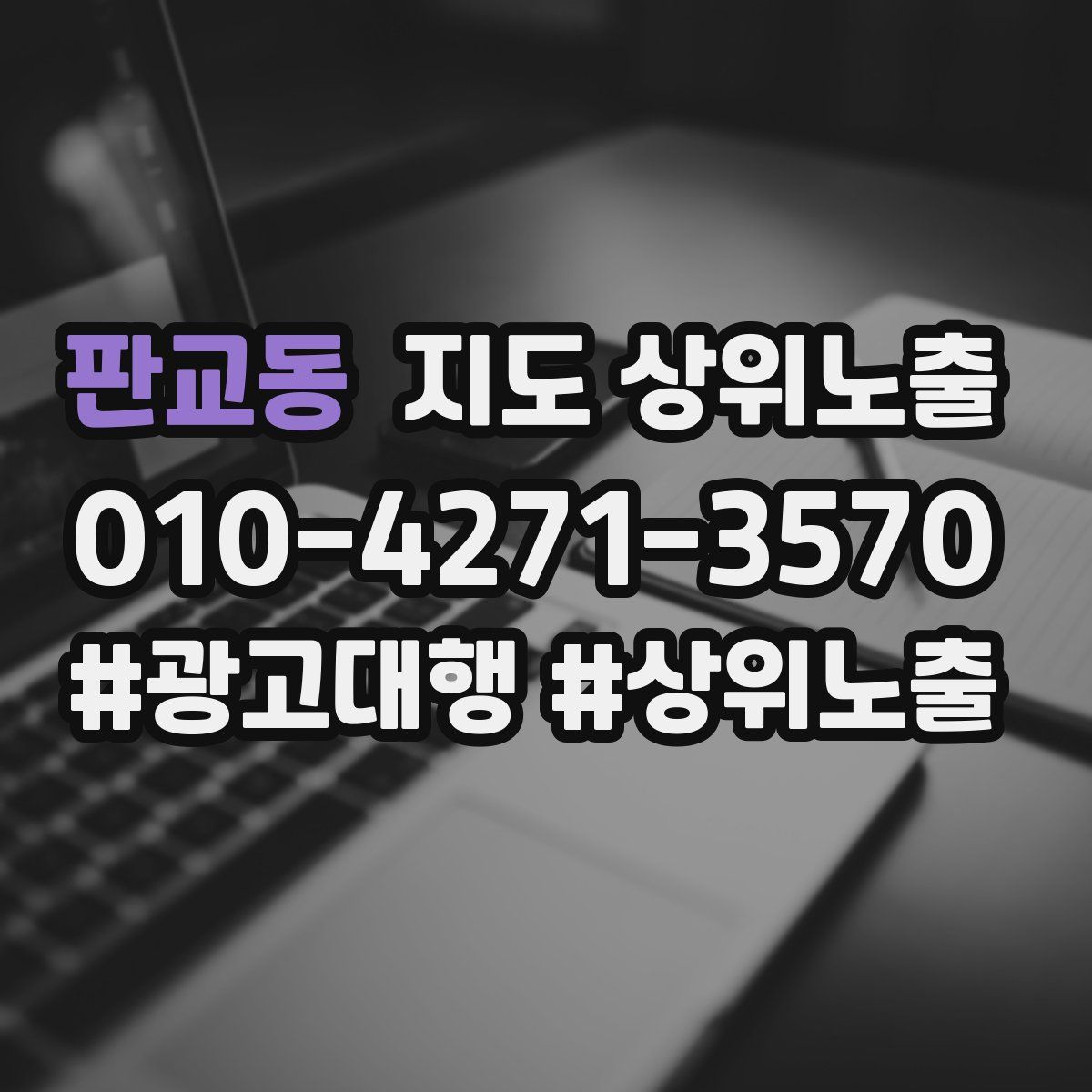 판교동 지도 상위 노출
