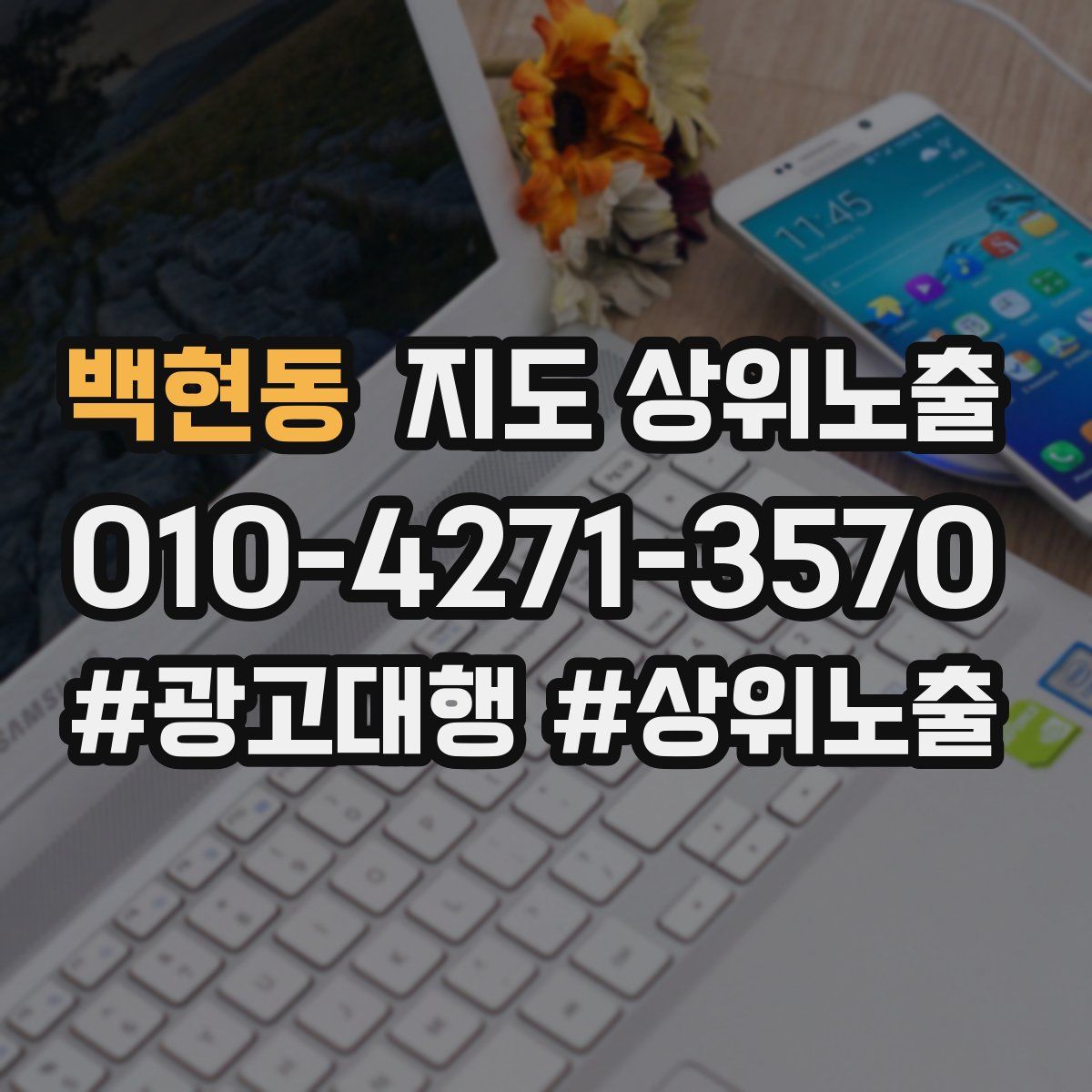 백현동 지도 상위 노출