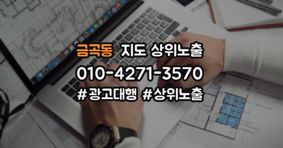 금곡동 지도 상위 노출