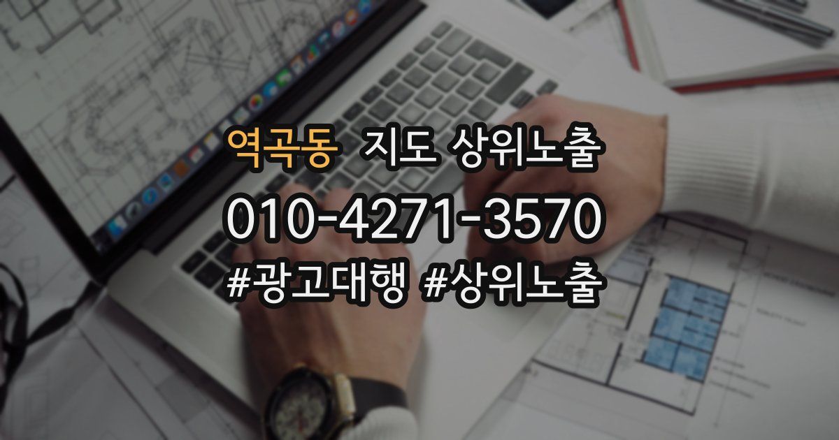 역곡동 지도 상위 노출