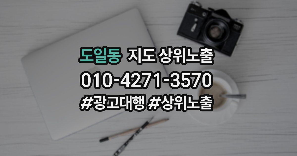 도일동 지도 상위 노출