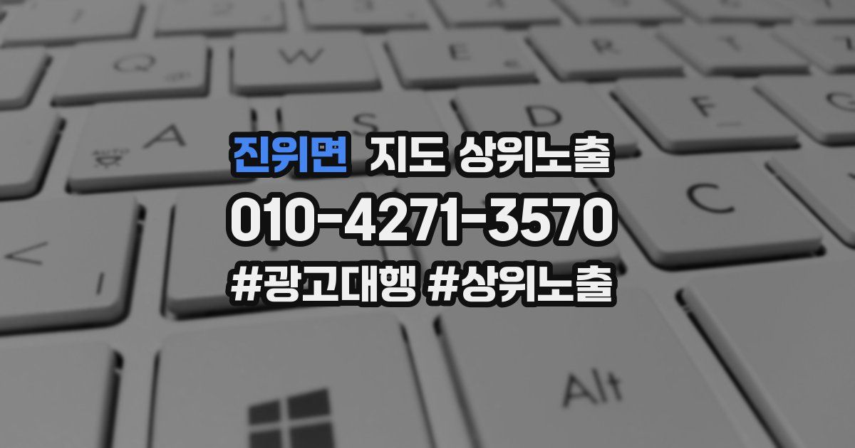 진위면 지도 상위 노출