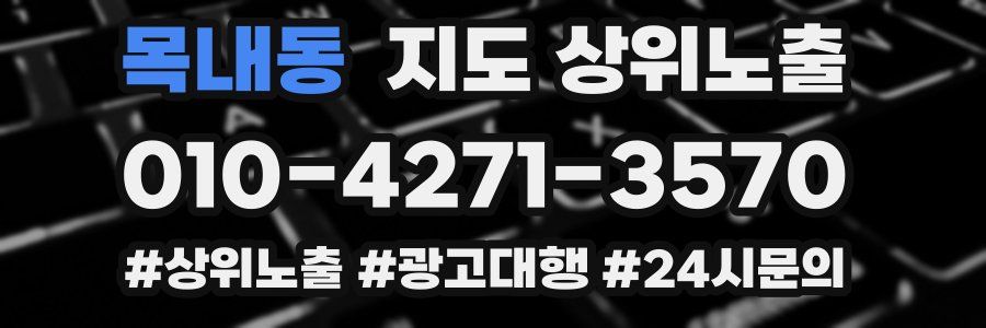 목내동 지도 상위 노출