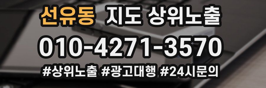 선유동 지도 상위 노출