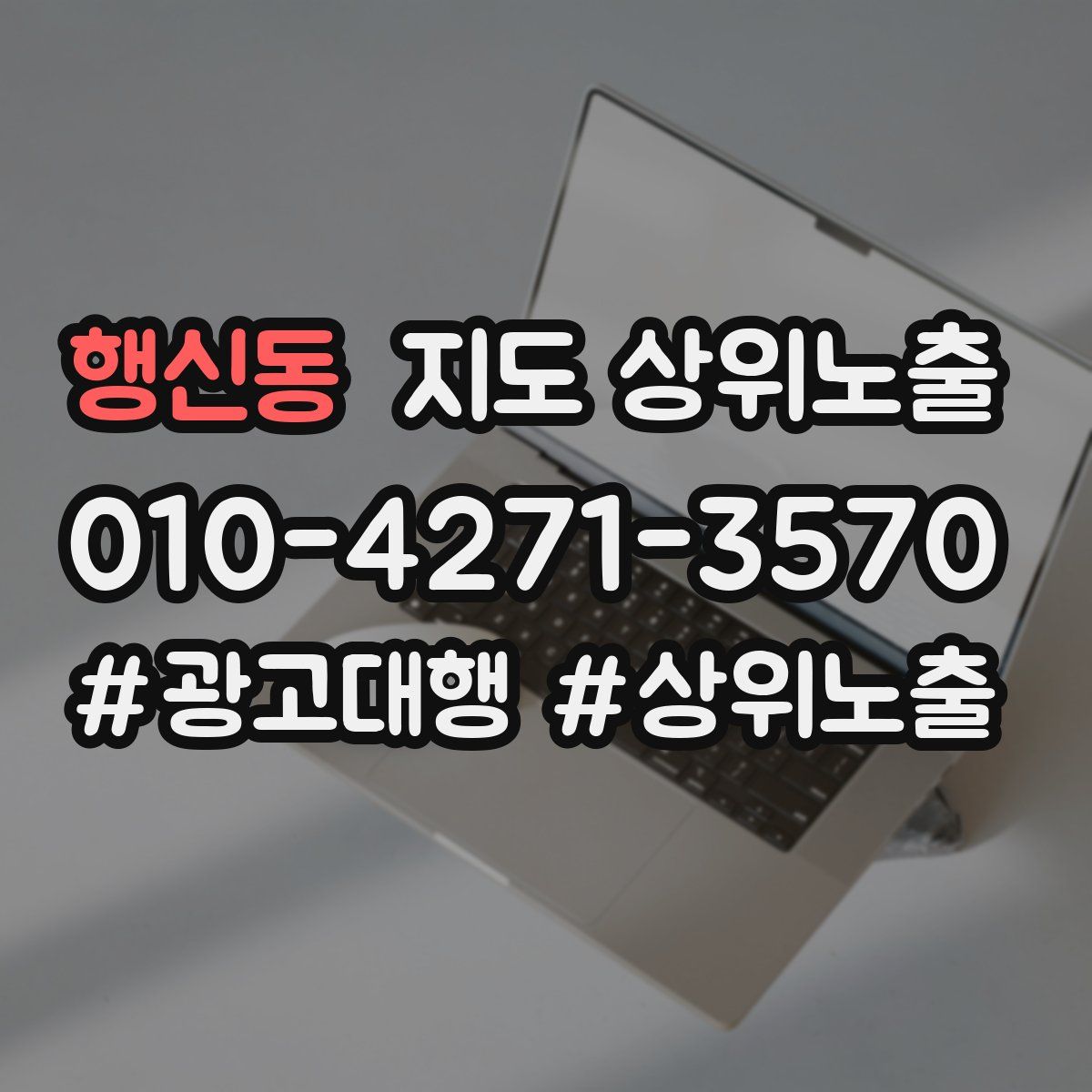 행신동 지도 상위 노출