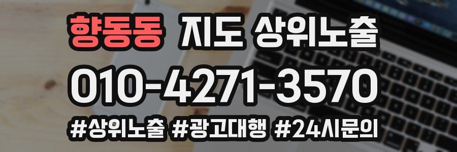 향동동 지도 상위 노출