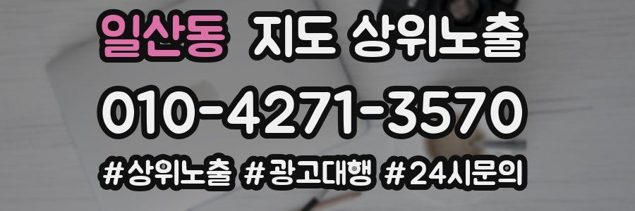 일산동 지도 상위 노출