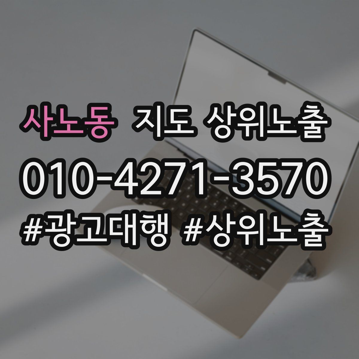 사노동 지도 상위 노출