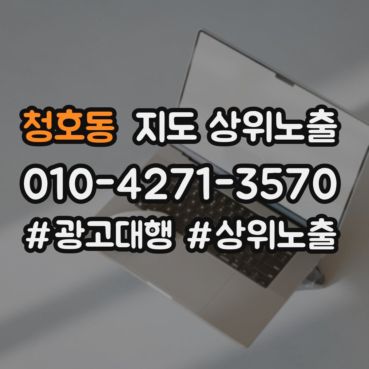 청호동 지도 상위 노출