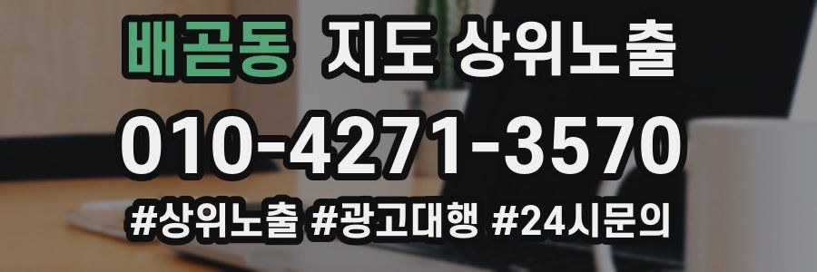 배곧동 지도 상위 노출