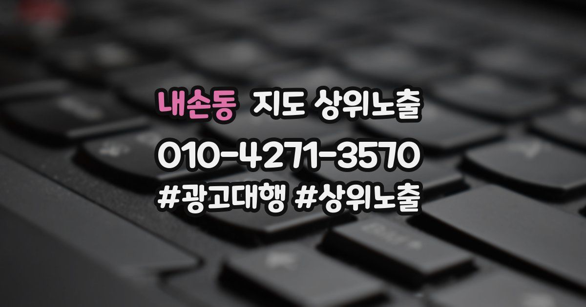 내손동 지도 상위 노출