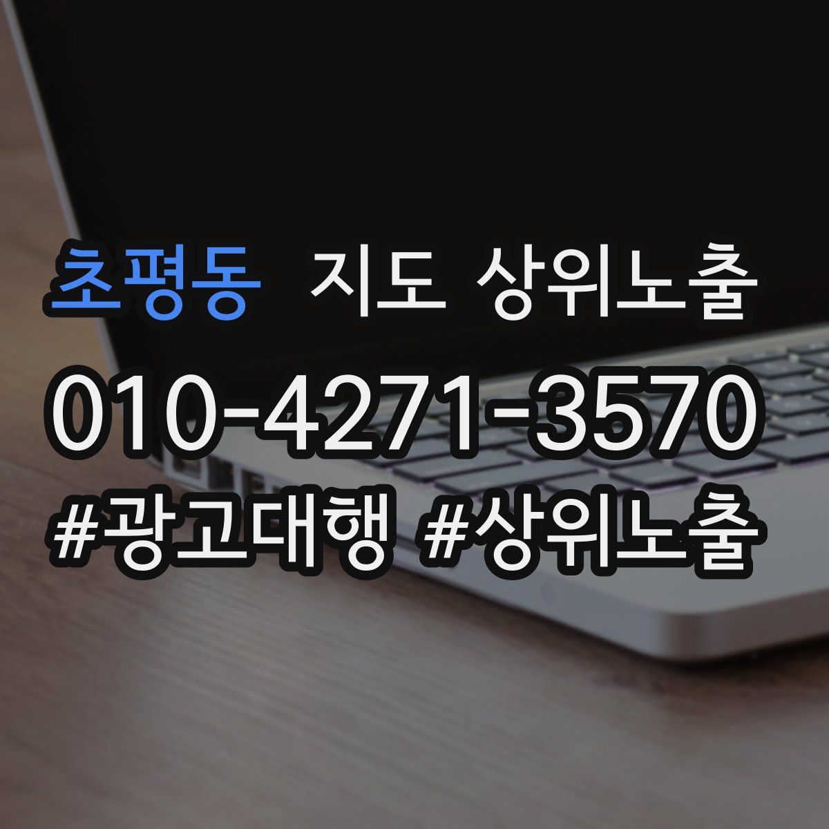 초평동 지도 상위 노출