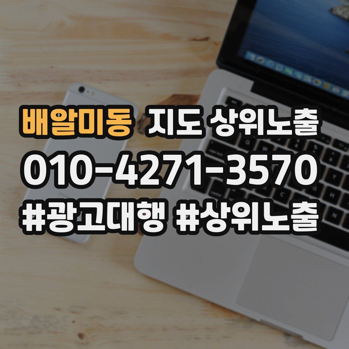 배알미동 지도 상위 노출
