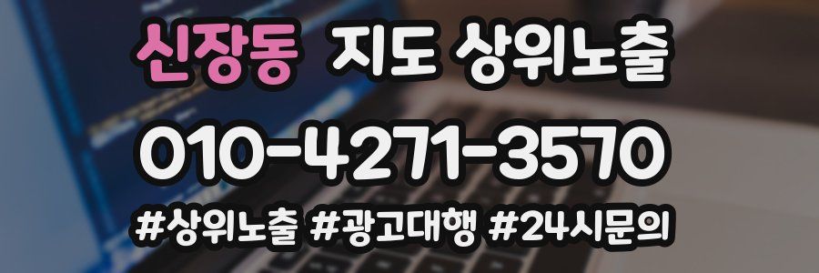신장동 지도 상위 노출