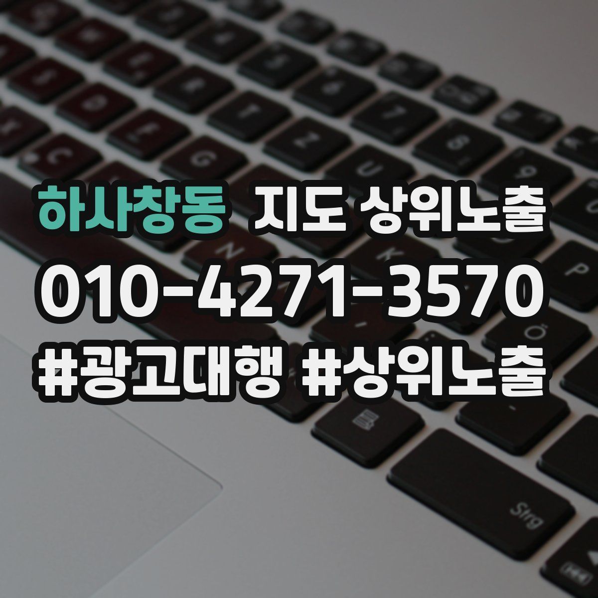 하사창동 지도 상위 노출