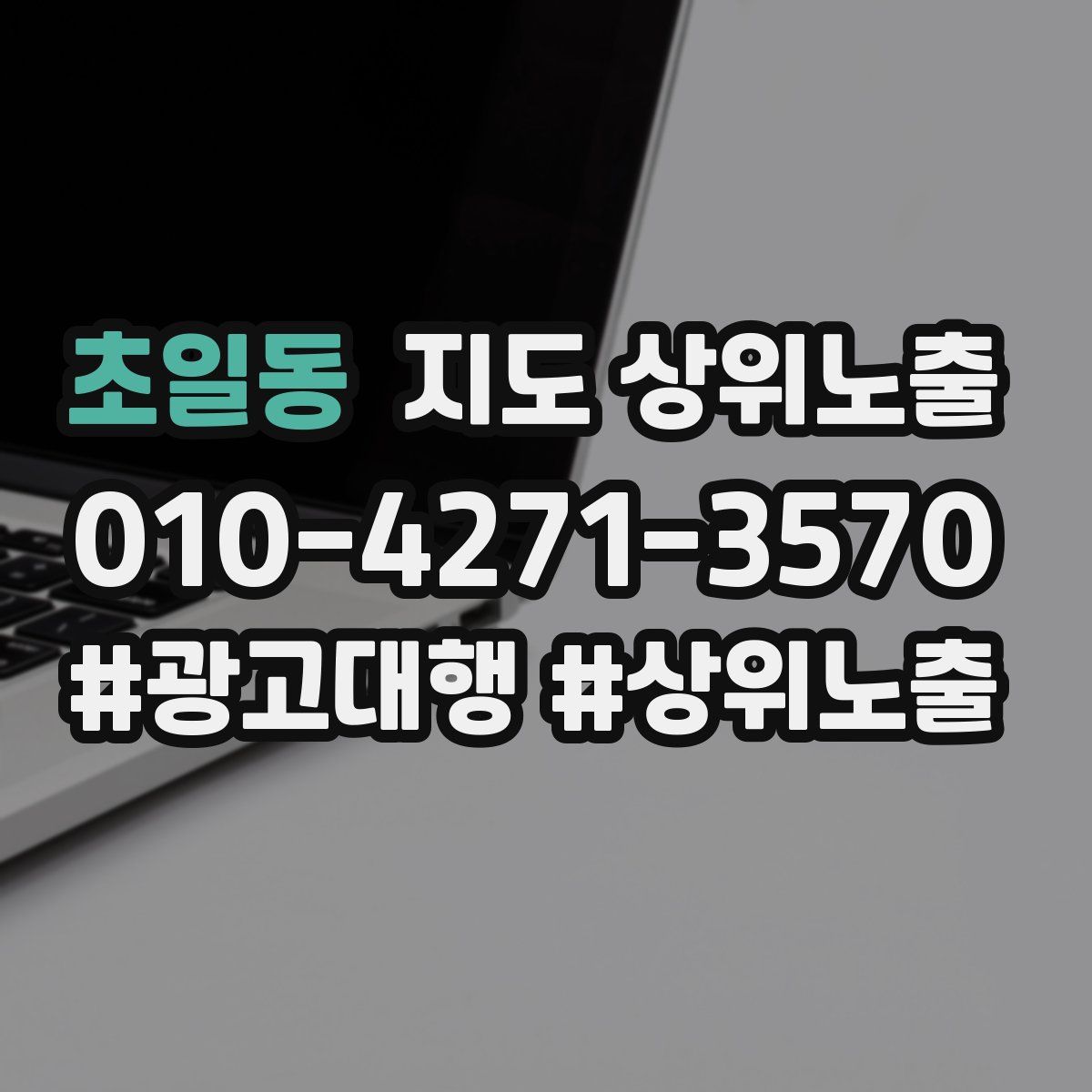 초일동 지도 상위 노출