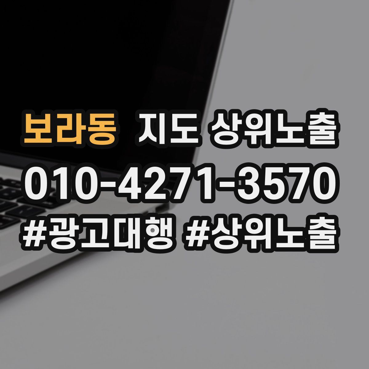 보라동 지도 상위 노출