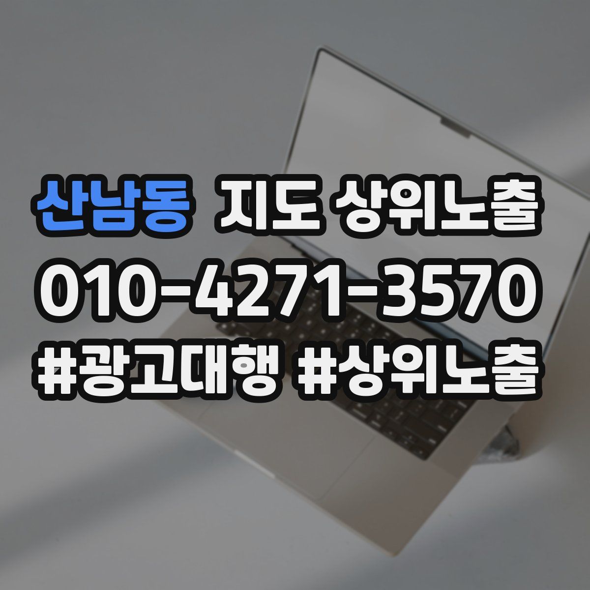 산남동 지도 상위 노출