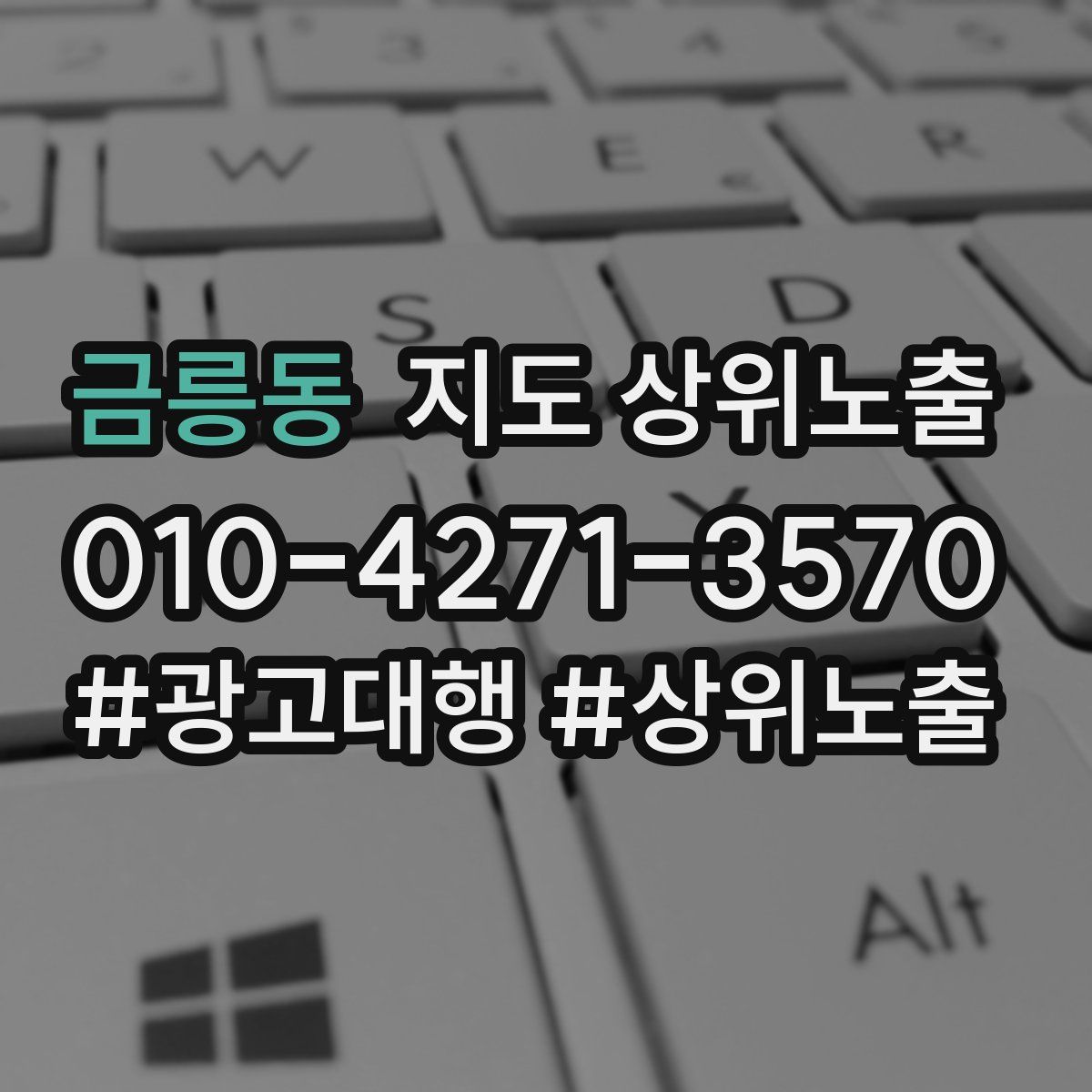 금릉동 지도 상위 노출