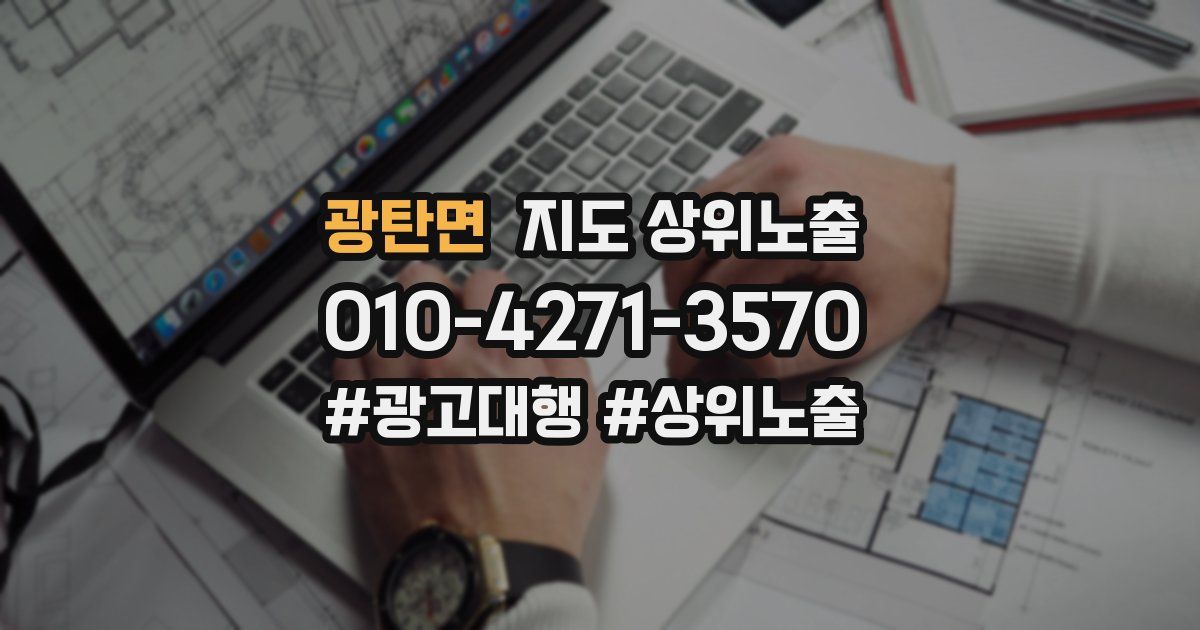 광탄면 지도 상위 노출