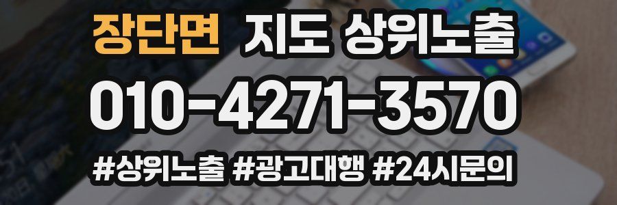 장단면 지도 상위 노출