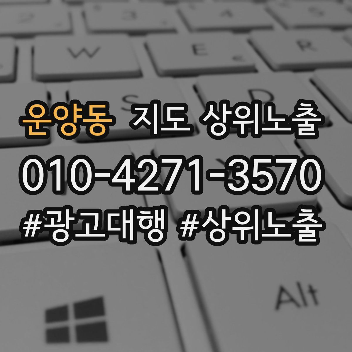 운양동 지도 상위 노출
