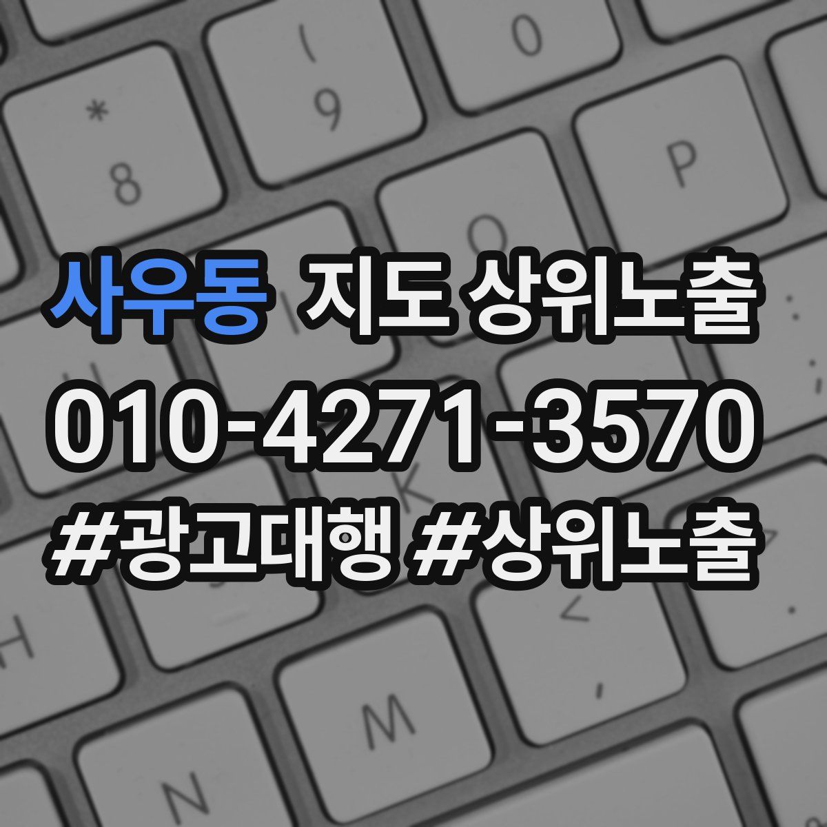 사우동 지도 상위 노출
