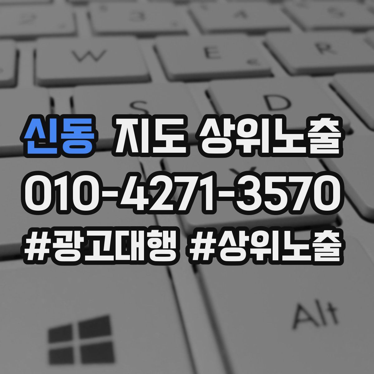 신동 지도 상위 노출
