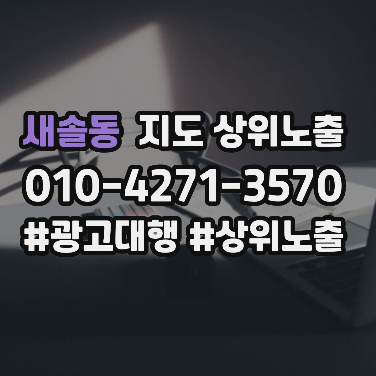 새솔동 지도 상위 노출