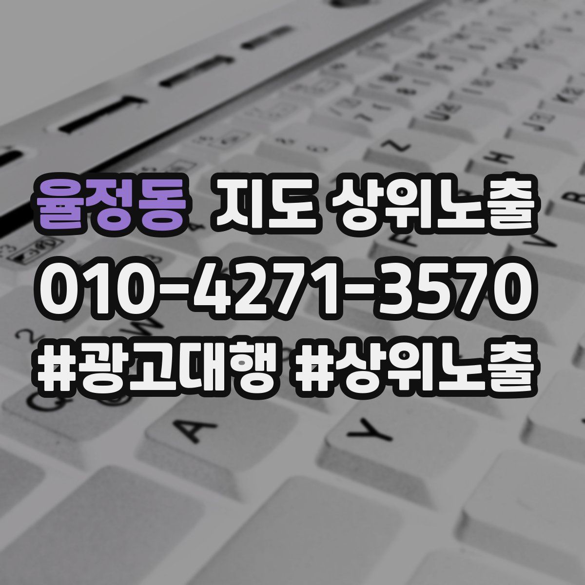 율정동 지도 상위 노출
