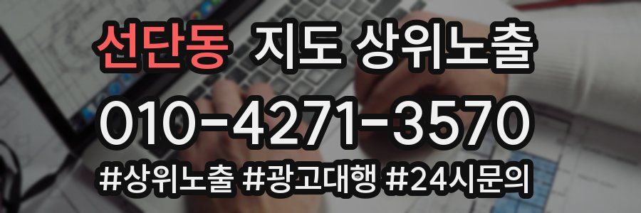 선단동 지도 상위 노출