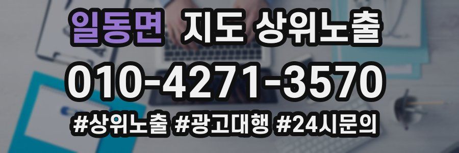 일동면 지도 상위 노출