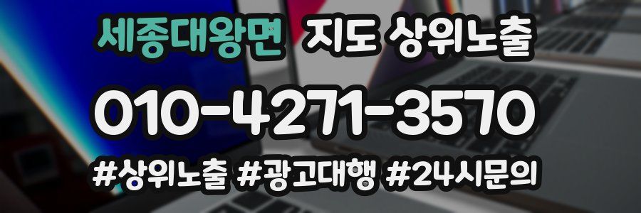 세종대왕면 지도 상위 노출
