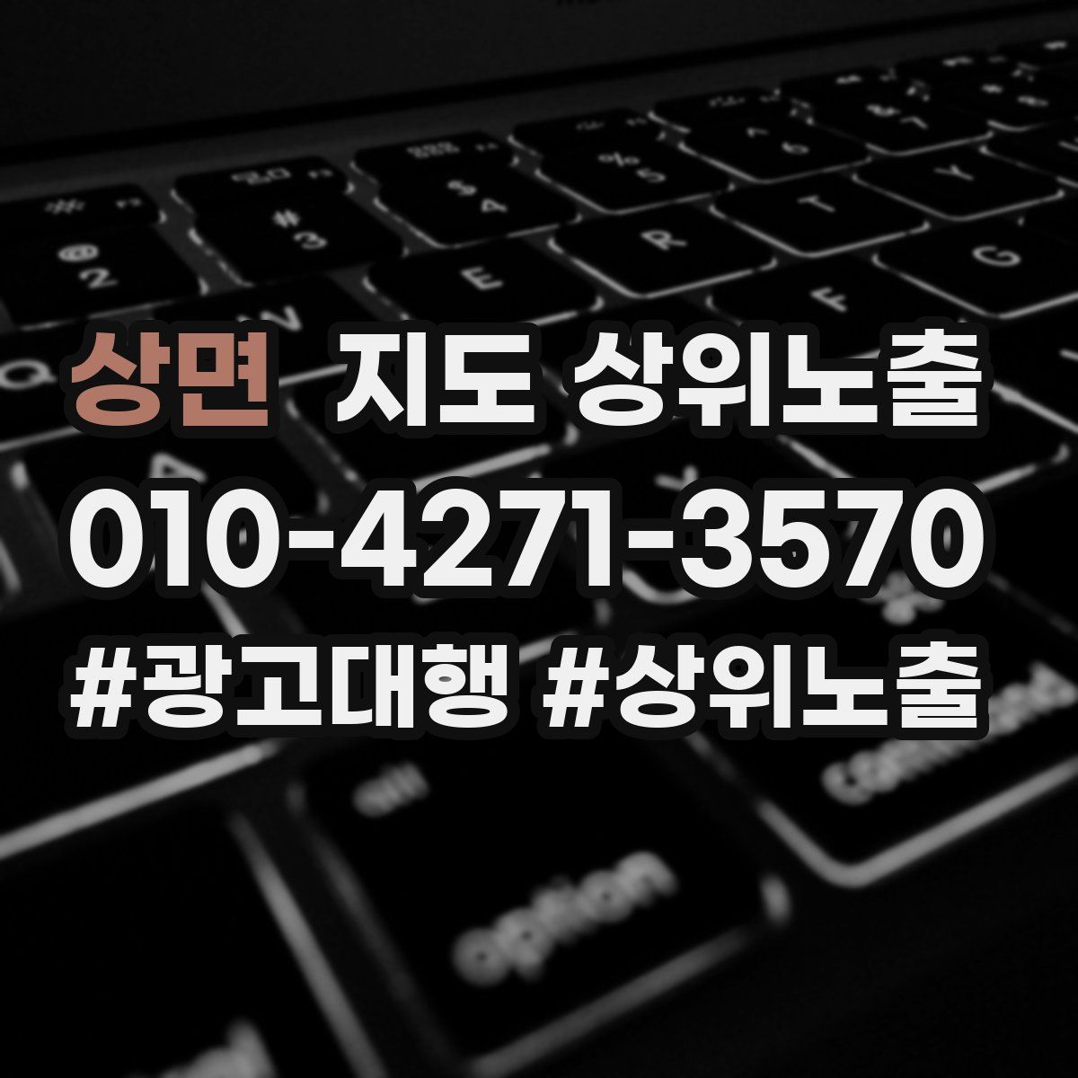 상면 지도 상위 노출