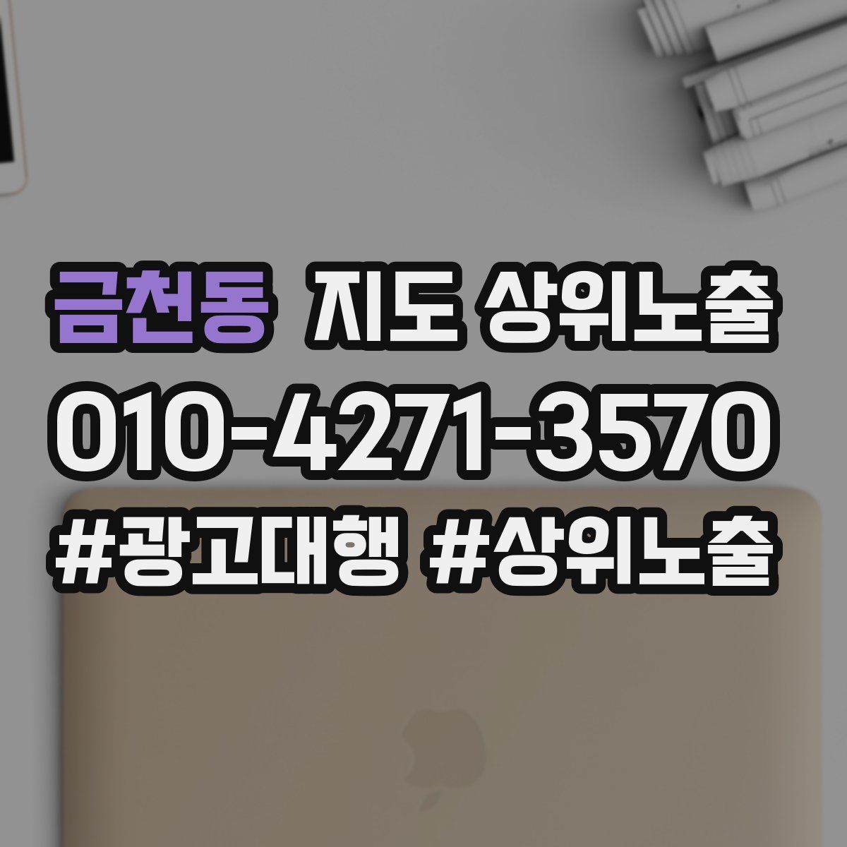 금천동 지도 상위 노출