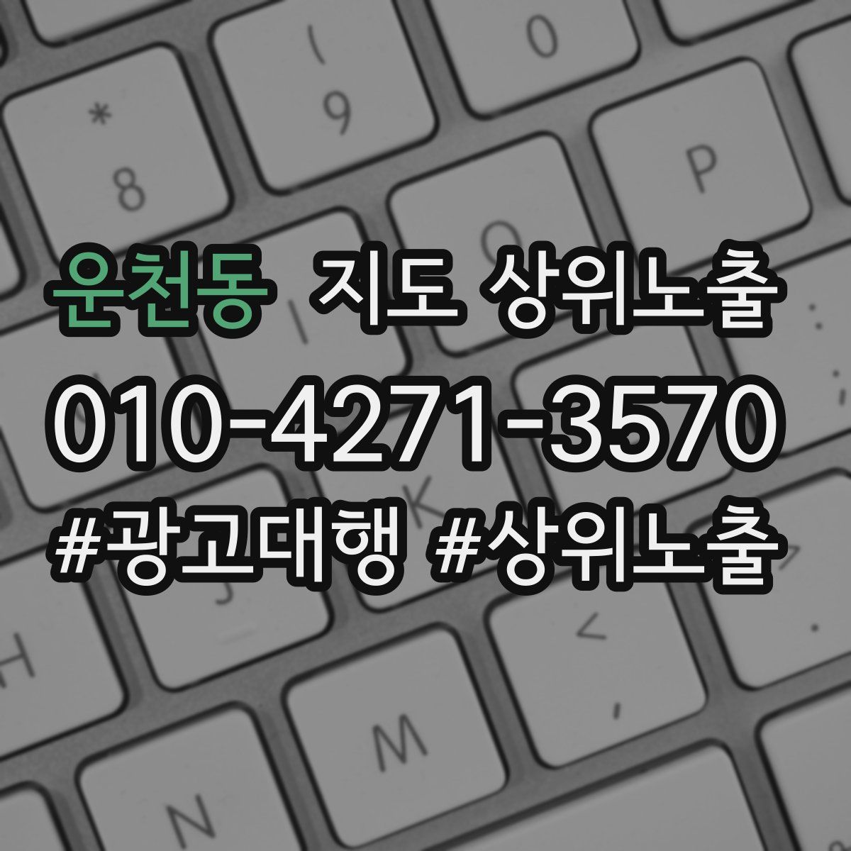 운천동 지도 상위 노출